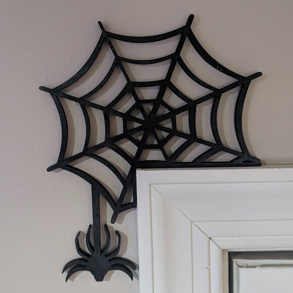 Other - Black Spider Web Wall Decor by
